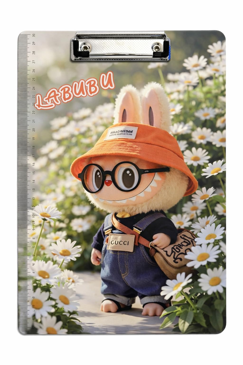 AccuPrints 12 x 9 inch Cardboard Standard A4 Letter Size for Students Exam Board, Teacher, Woman and Kids, Low Profile Clip, Decorative Clipboards, Cute Clipboard-image-30