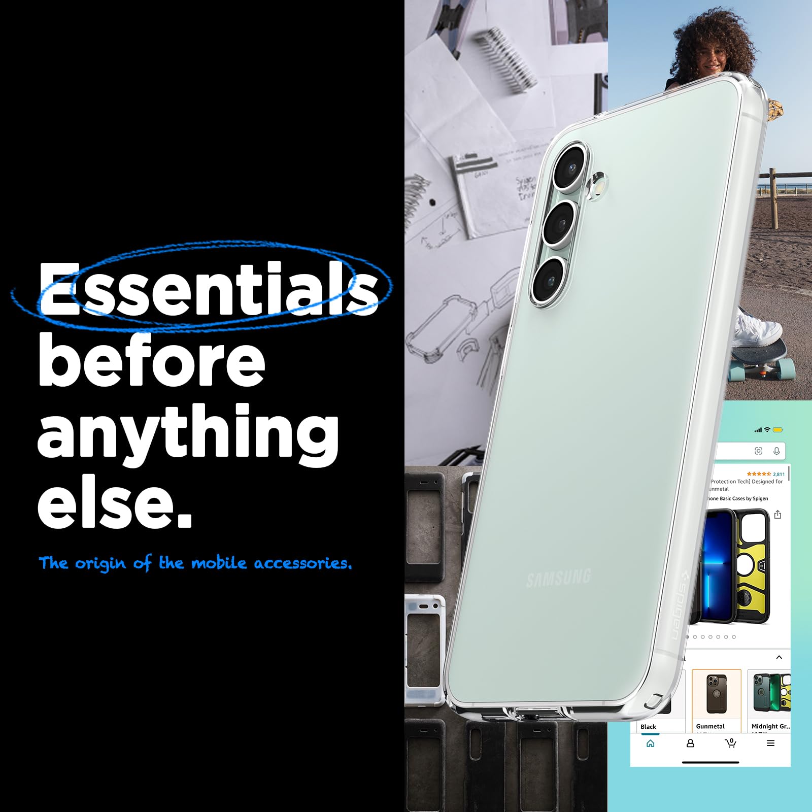 Amazon.com: Spigen Liquid Crystal Designed for Galaxy S23 FE Case