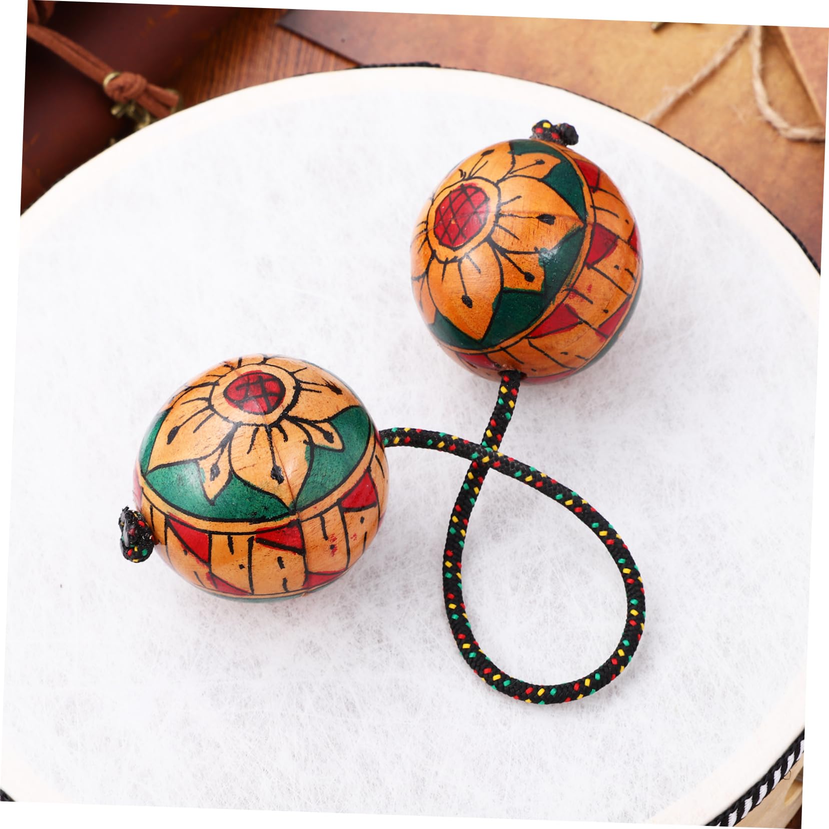 Percussion Instrument Boules Kashaka, Boule Rythmique Aslatuas | Instrument De Percussion à Main Kashaka Shaker - Asalato Balles De Tambour Du Bout Des Doigts Pour Adultes Kashaka Instrument
