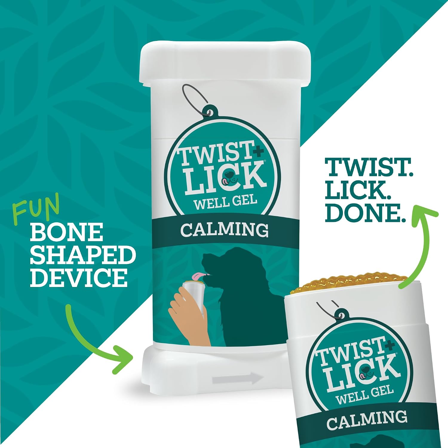 Twist and Lick Vetality Well Gels Calming Supplement for Dogs, 60 Day Supply