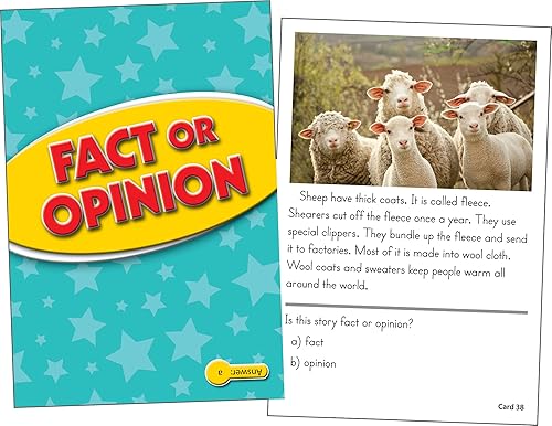 Miniatura 4 de Edupress Tarjetas de práctica de comprensión de lectura, inferencia, nivel verde (EP63400) Medio