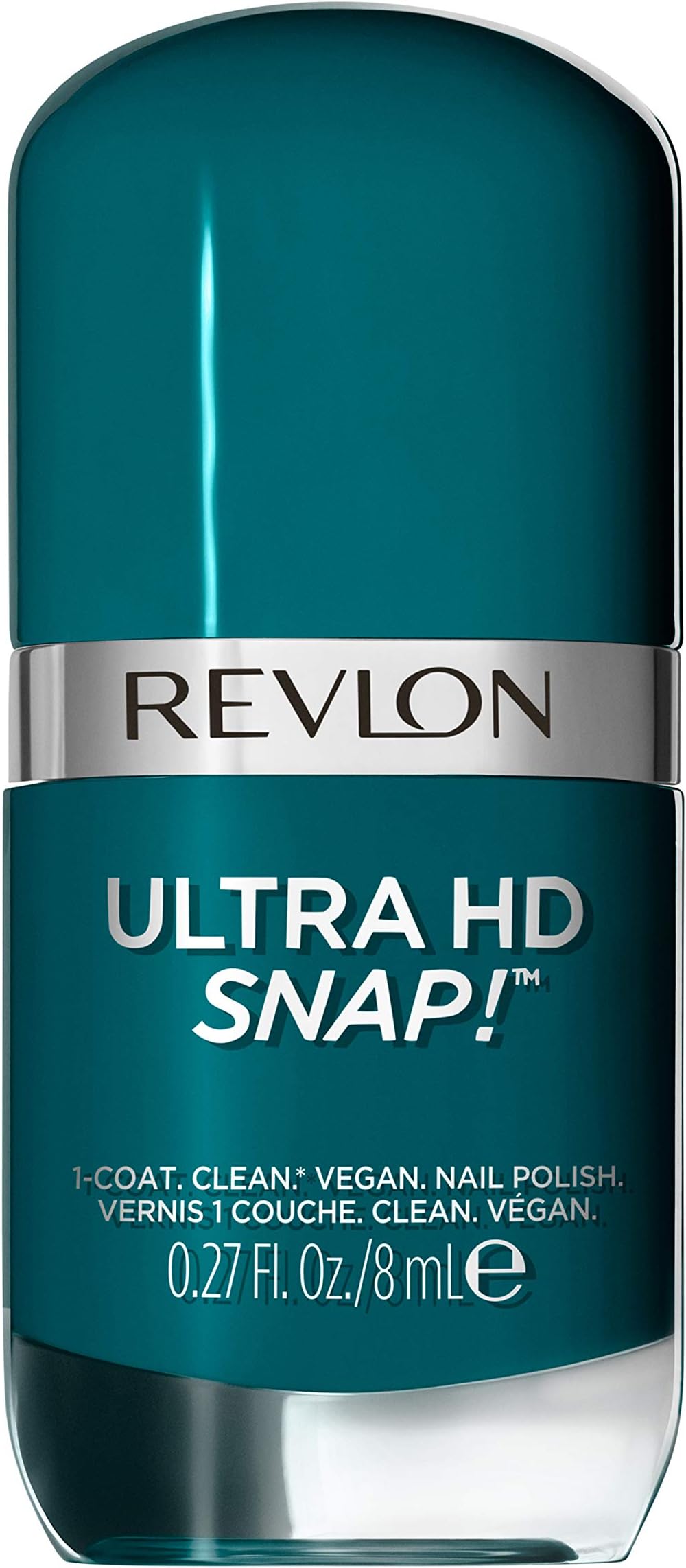 REVLON Ultra HD Snap Nail Color, Natural Rich Glossy Polish, 100% Vegan Formula, No Base or Top Coat Needed, 023 Daredevil, 0.27 fl oz