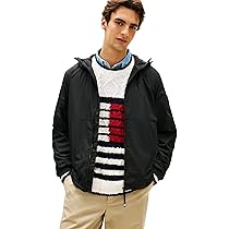 Tommy Hilfiger Branded Hooded Jacket Mw0mw38905, Giacca Uomo, BLACK (Black), M