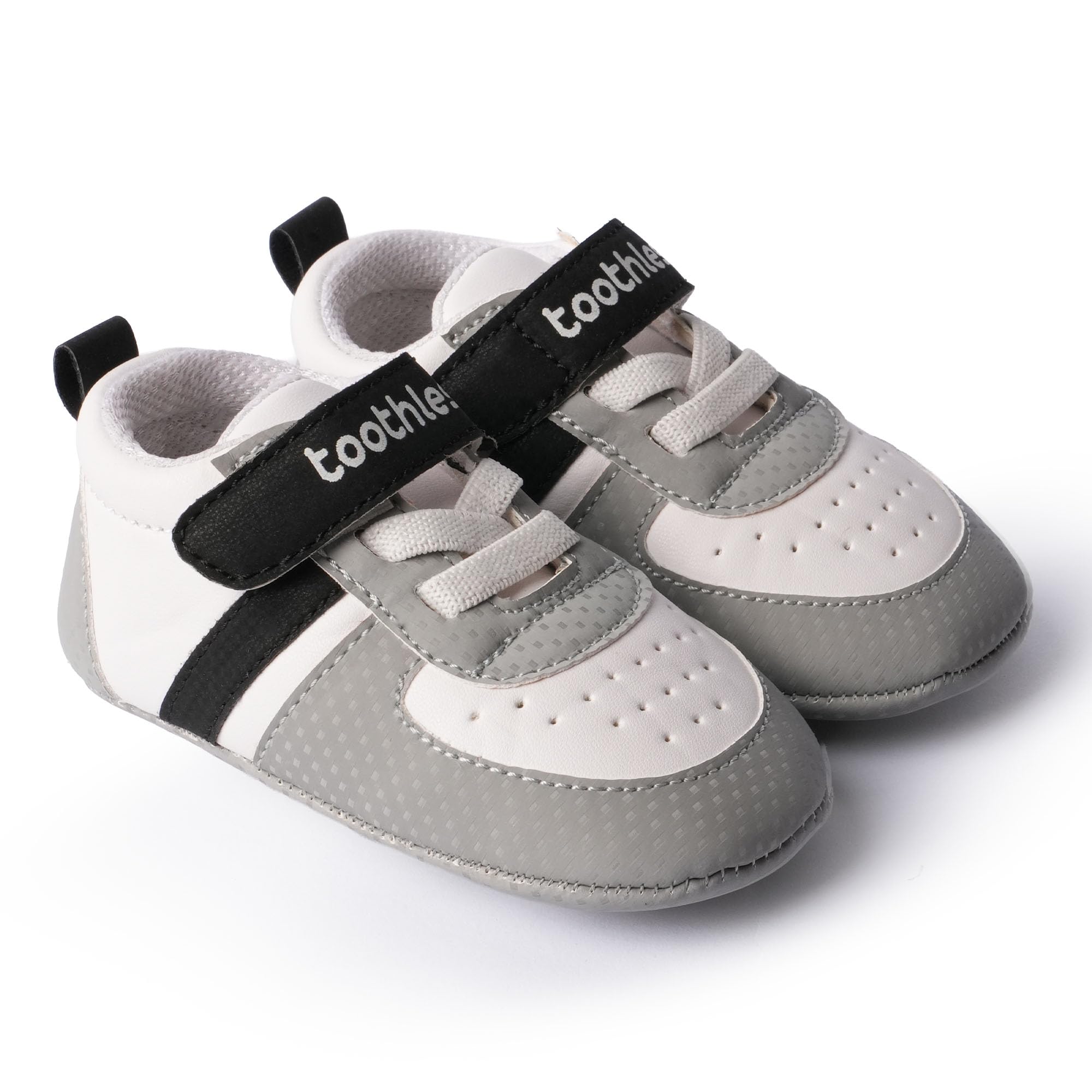 toothless Tiny Steps Baby Shoes Cute & Comfy First Walker Sneakers | Skin Friendly & Comfortable Booties | 9-12 Months