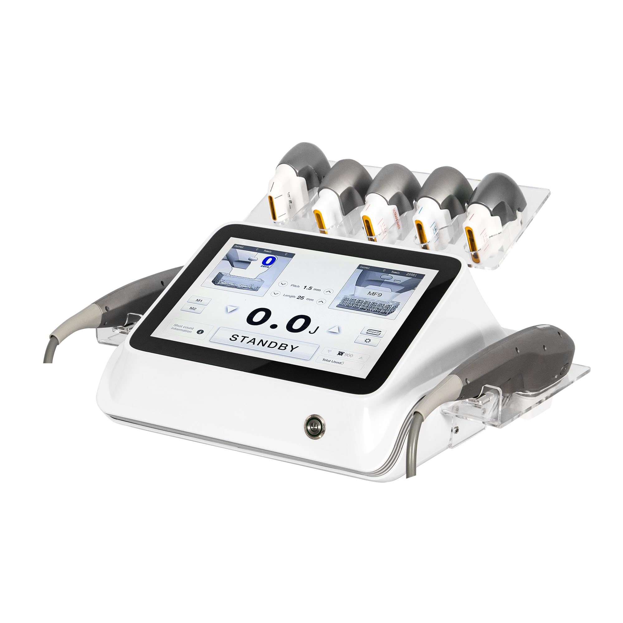 Macchina Estetica Multifunzionale con Radiofrequenza ed EMS, Dispositivo Professionale per Cura della Pelle e Modellamento Corpo per Centri Estetici e Saloni di Bellezza