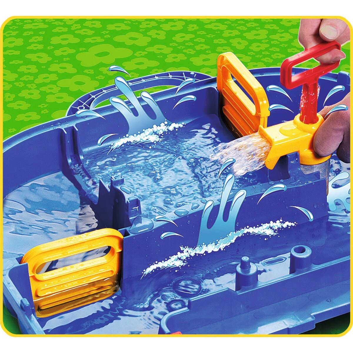 AquaPlay Super Set, 41 Pezzi Tavolo da Gioco per Esterni, Giocattolo da Giardino Adatto per Bambini dai 3 Anni in su