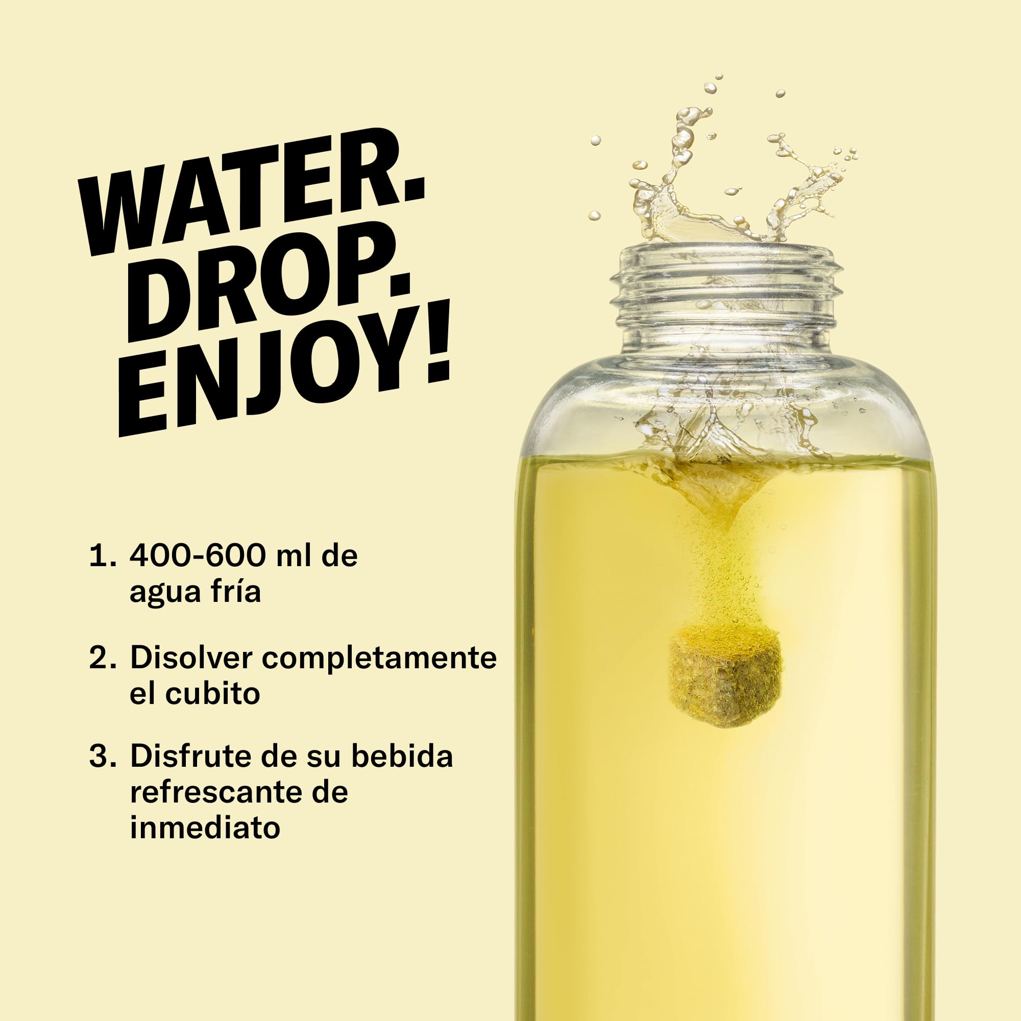 waterdrop® x Ricola, 48 Pastillas Saborizantes Agua, Bebidas Instantaneas Mix 4 Sabores Naturales: Frambuesa, Verbena, Granada, Menta-Limón. Sin Azúcar, baja en calorías con vitaminas