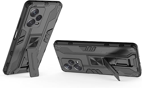 Miniatura 9 de Pzwoxukhov Funda para Xiaomi Redmi Note 12 Pro + 5G  Note 12 Pro Plus, funda protectora para teléfono con soporte, funda magnética de atracción verde