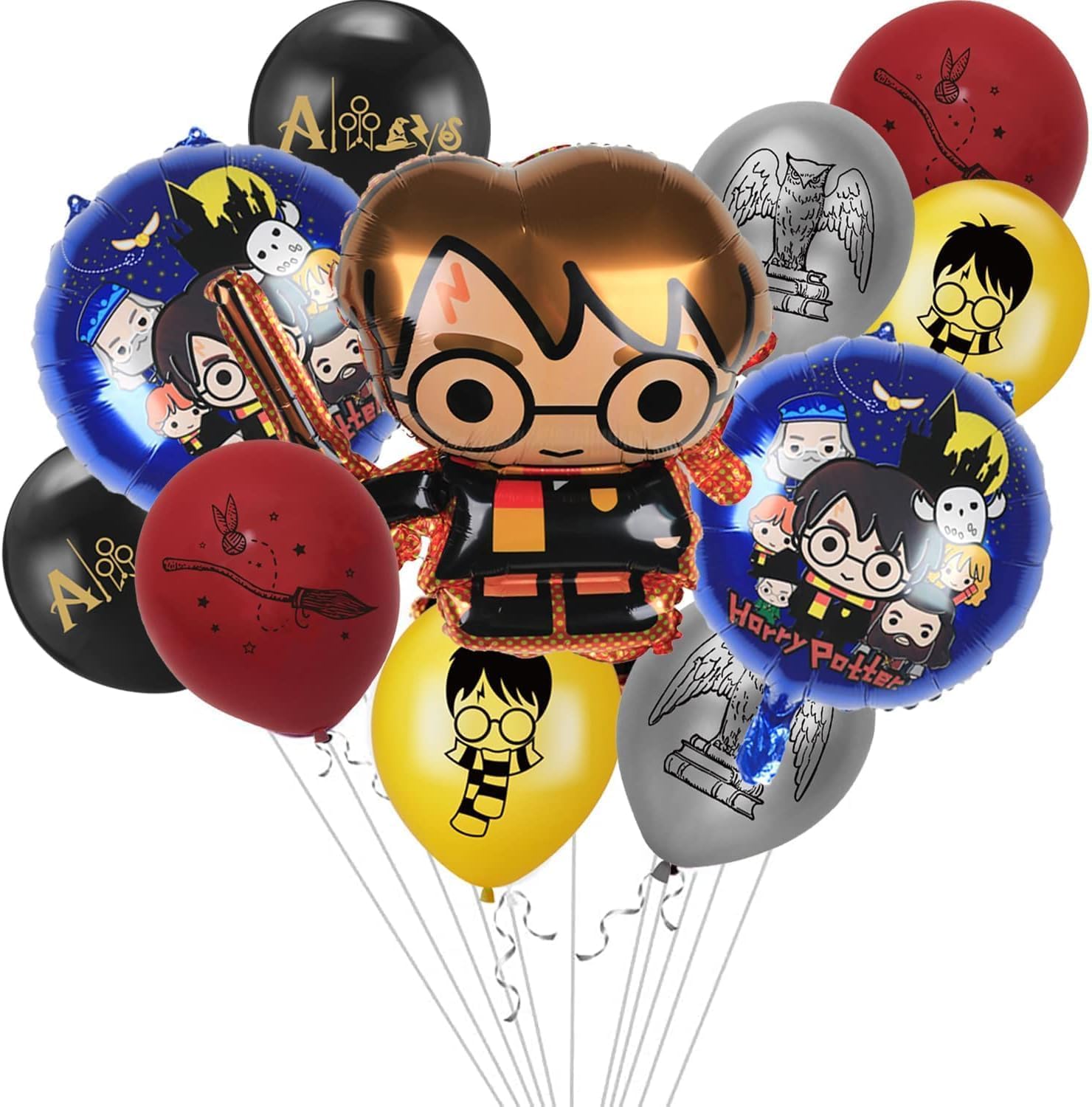 Magical Wizard Balloons Harry Birthday Party Decorations Theme Party Balloons for Magic Wizard Birthday Party Favors