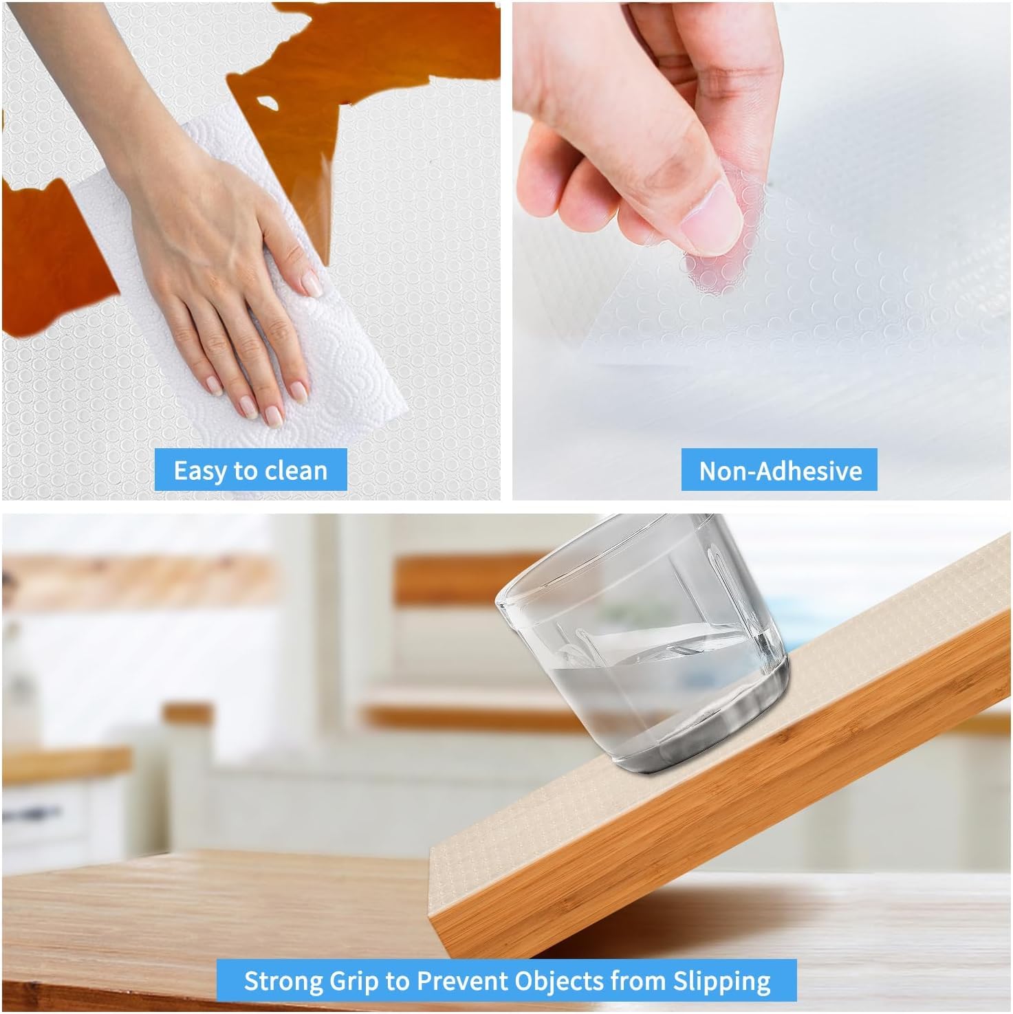 Regaleinlage Aus EVA – 50,8 X 6,1 M, BPA-frei, Rutschfest, Zum Zuschneiden Für Schubladen, Schränke & Kühlschrank