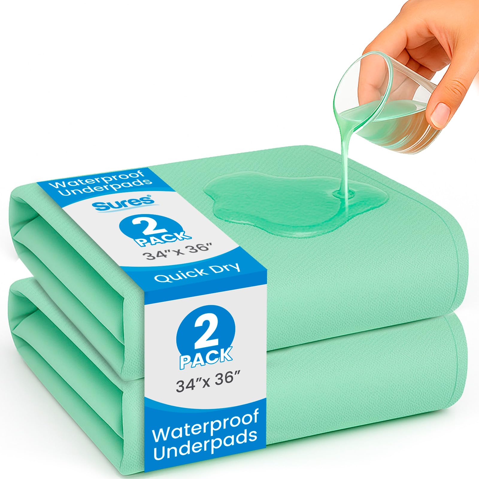 Aidapt Washable Rustle Free Single Bed Sheet Mattress Protector For Incontinence And Leak Protection With Absorbent Non Sweat Comfortable Terry Cotton - View #11