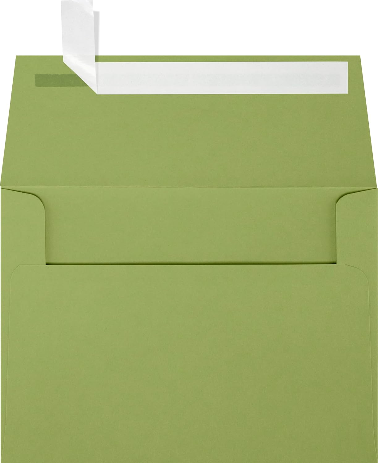 LUXPaper A6 Invitation Envelopes | Peel & Press | 4 3/4" x 6 1/2" | Avocado Green | 70lb. Text | 1,000 Qty