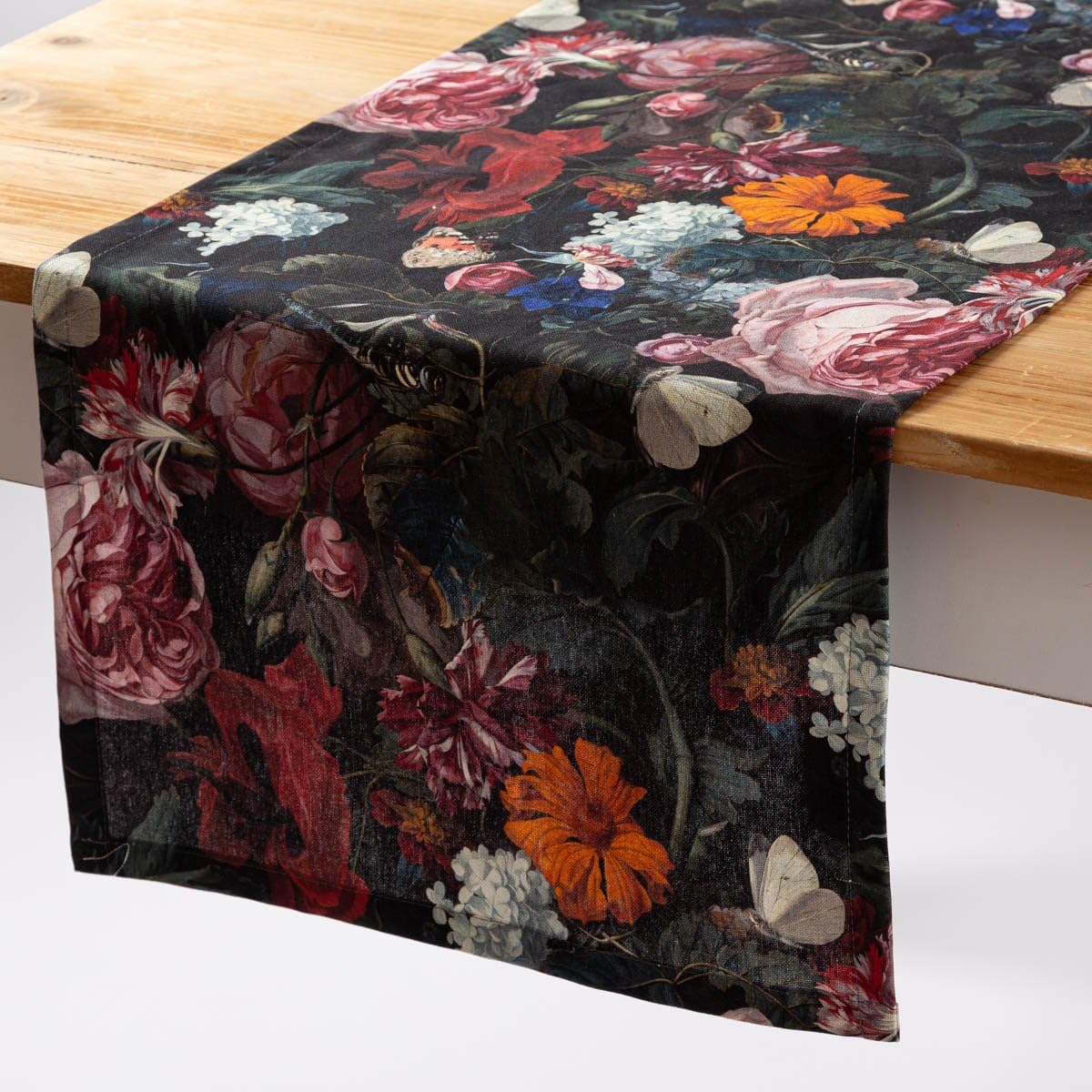 Chemin de table fleurs Schöner Leben 40x160cm textile de salon