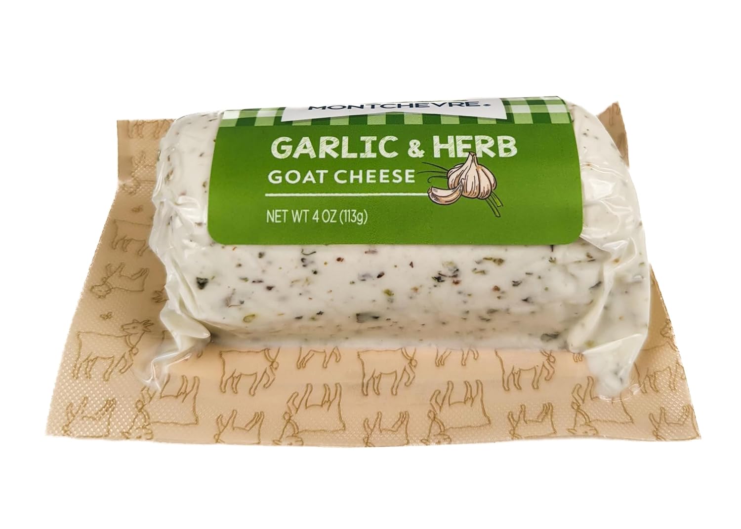 Goat Milk Cheese Garlic & Herb Chevre – 4 oz (Pack of 6)