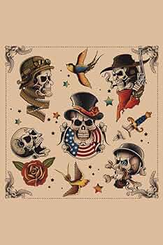 額縁 tatoo studio yamada IRON SKULL POSTER 額縁 tatoo studio yamada IRON SKULL POSTER 額縁 tatoo studio