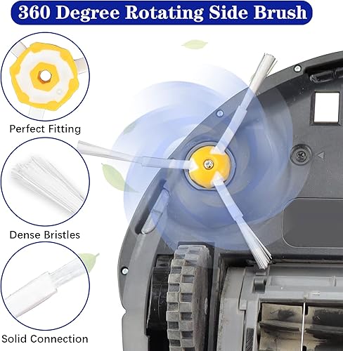 Miniatura 4 de Piezas de repuesto compatibles con i-Robot Room-ba 600 Series 614 618 620 630 640 650 660 675 680 685 690 692 694 695 Kit de reposición de