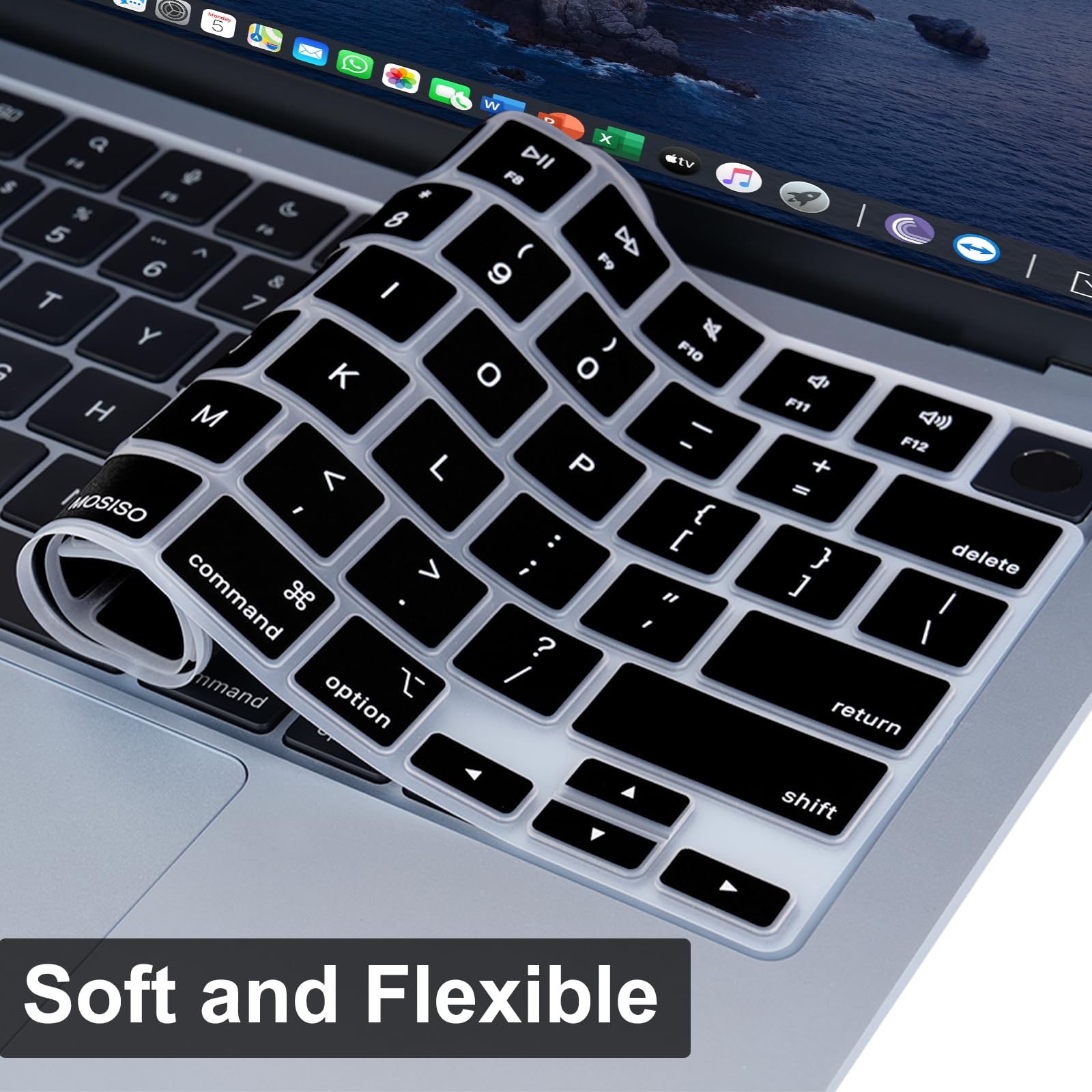 Amazon.co.jp: MOSISO キーボードカバースキン MacBook Air 13.6インチ