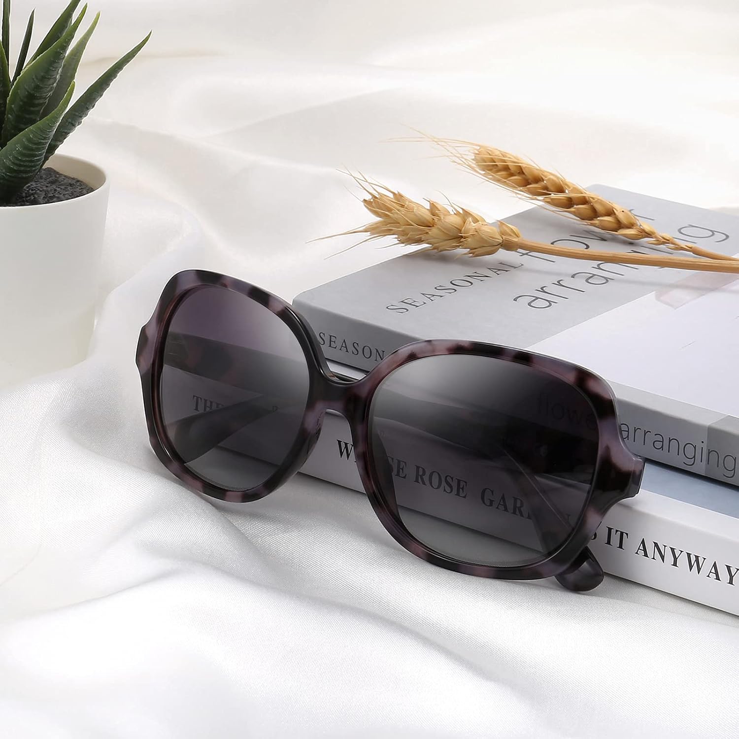 Dollger Oversized Polarized Sunglasses For Women Men Large Square UV Protection Shades for Ladies - Image 6