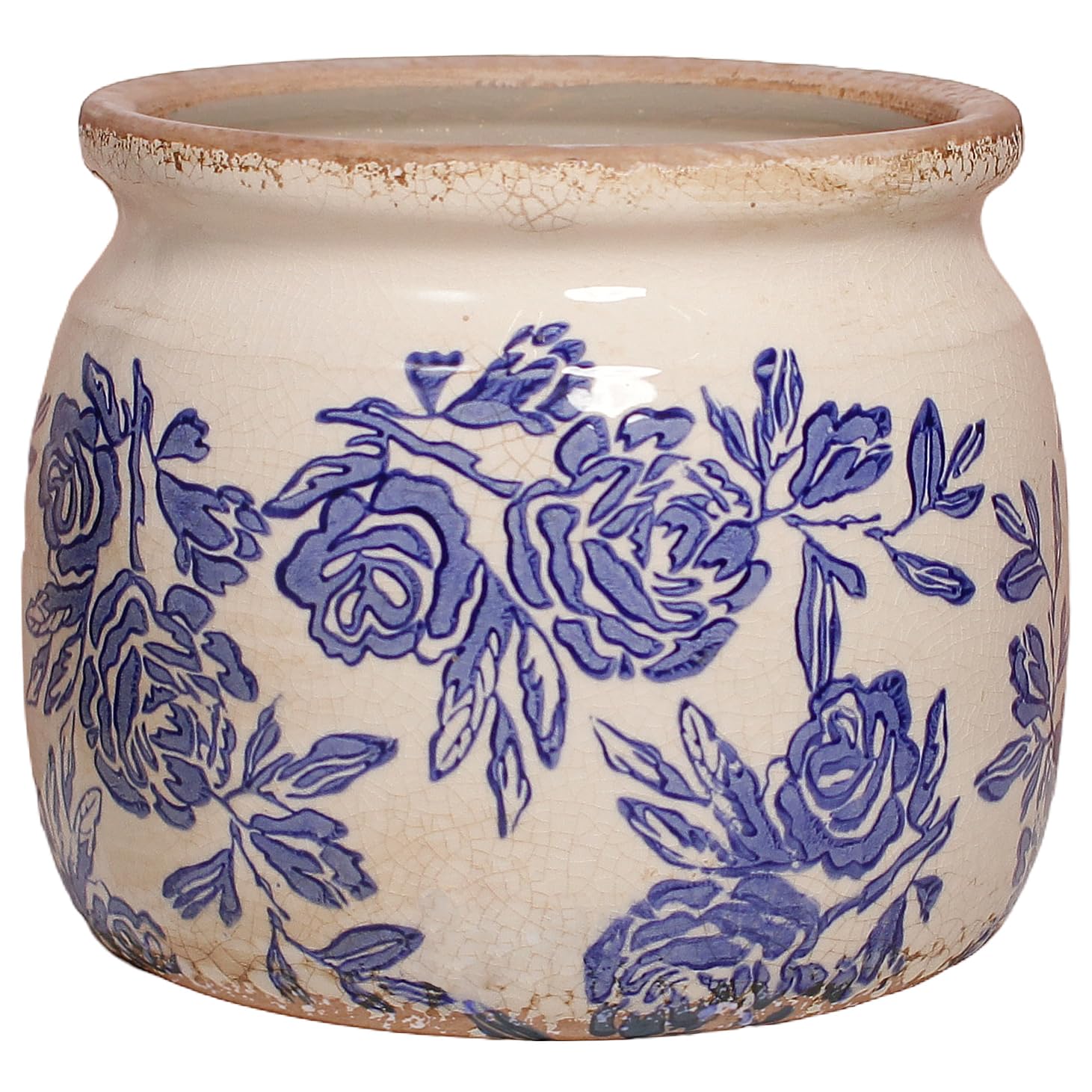 Xiaan Jiaju Chinoiserie Ceramic Plant Pot