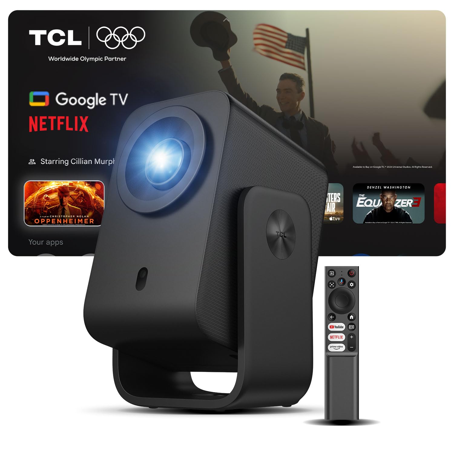 TCL C1 GTV プロジェクター TCL、最大120型投影のポータブルスマートプロジェクター「PROJECTOR C1