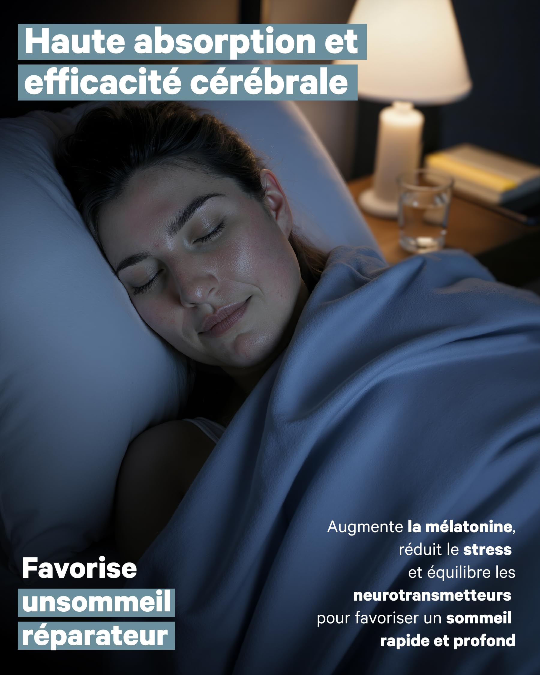 Magnésium L-Thréonate | Haute dose 2000 mg de Magtein® pur | Absorption optimale | 120 Gélules | Mémoire, Concentration, Sommeil profond