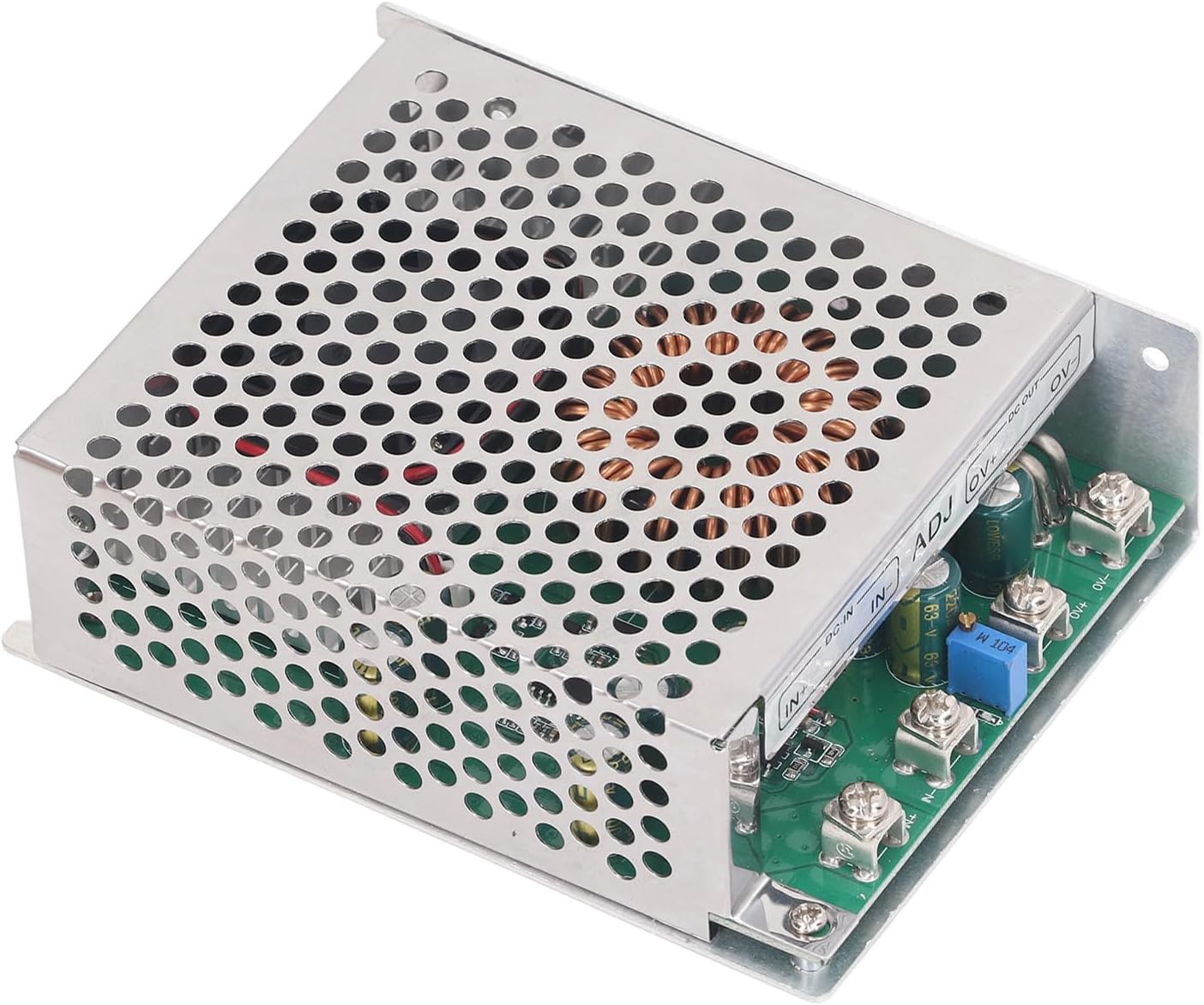 Jeffergarden DC DC Voltage Converter Adjustable Step Down Module 50A 1000W Input 25V to 90V Output for Electronics Power Supply Cooling Fan