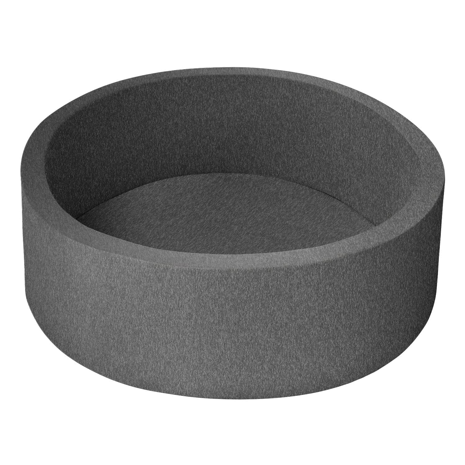 Foam Ball Pit for Toddlers Kids Soft Ball Pool Ideal Gift Play Toy for Children Kiddie Pools - Drak Gray