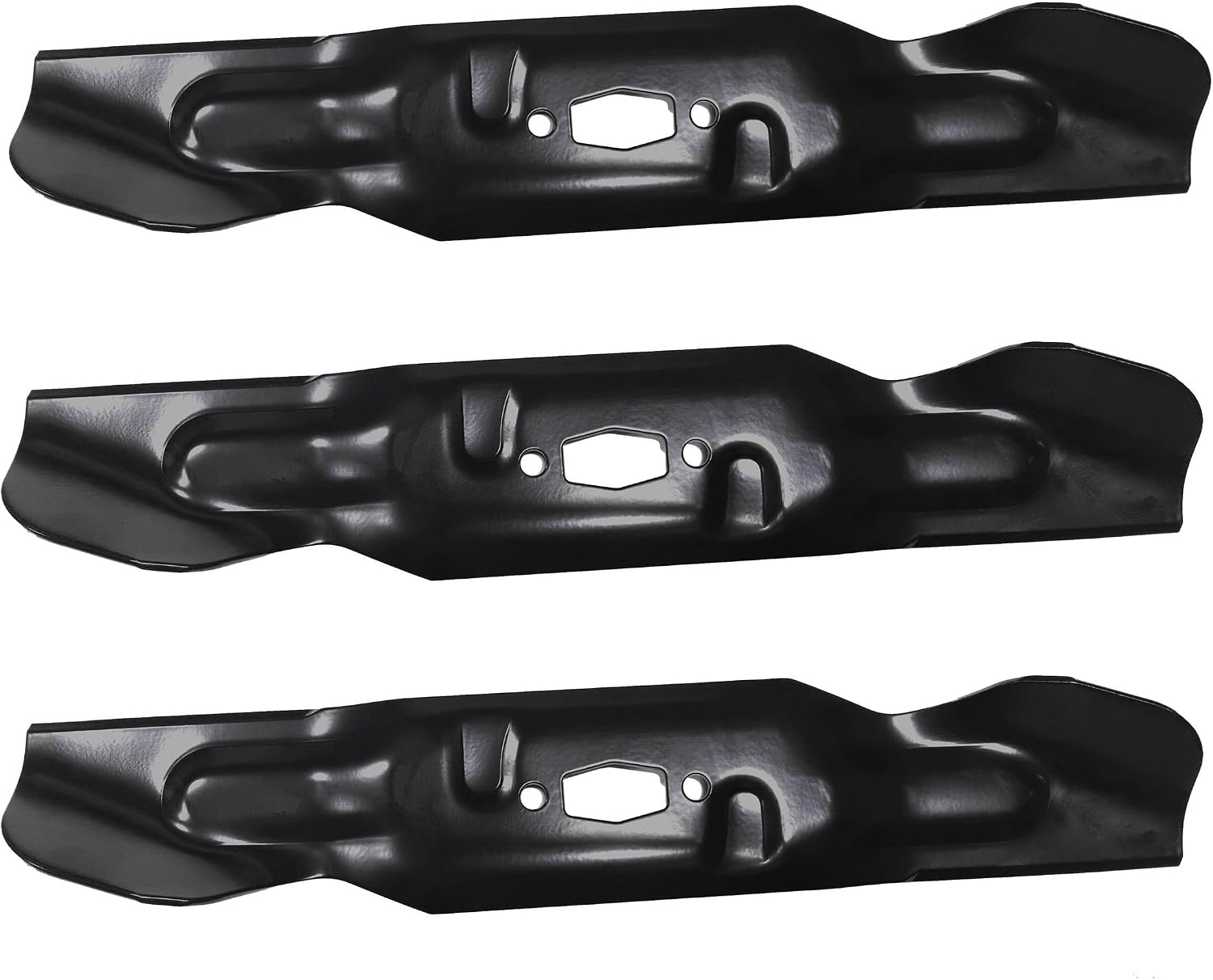 Oregon 54 Inch Lawn Mower Blades, High-Lift Blades for 54" Deck, 18-1/2" Length, Replacement for OEM 490-110-C194, 742P05086, CMXGZAM110194, 490-110-Y194, 742-05086 and Fits Cub Cadet Models (3 Pack)
