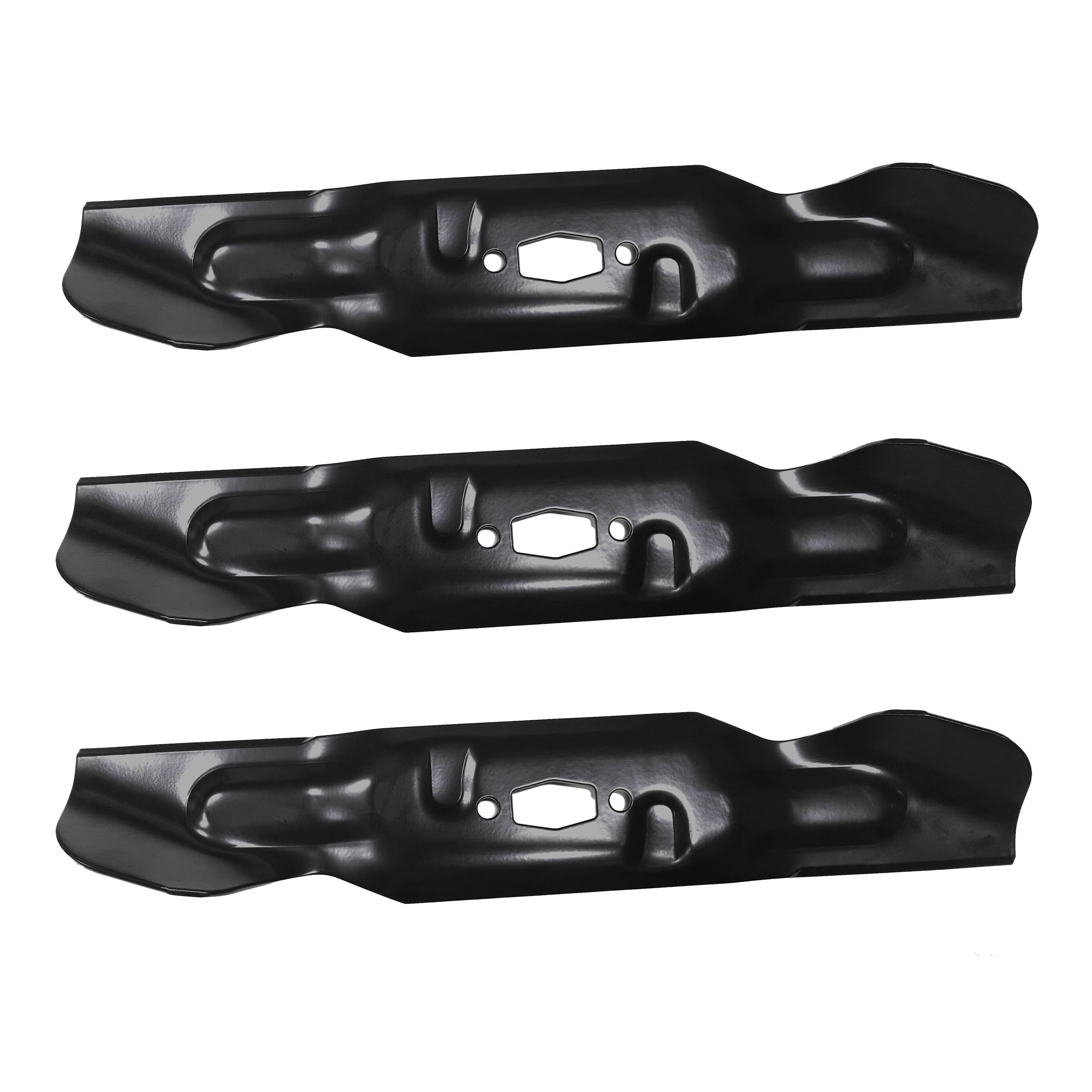 Oregon Cuchilla para cortacésped de 18-1/2 pulgadas 653647, juego de 3, sustituye a Cub Cadet, MTD: 742-05086-L, 742P05086