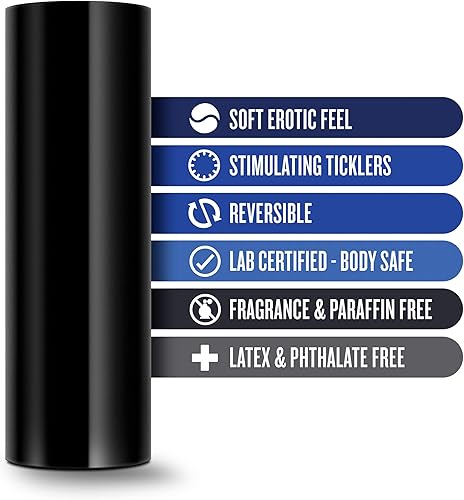 Miniatura 7 de Blush M - Masturbador de manga de pene acanalado con textura de mano para hombres, masturbador masculino con extremos abiertos, juguete sexual para