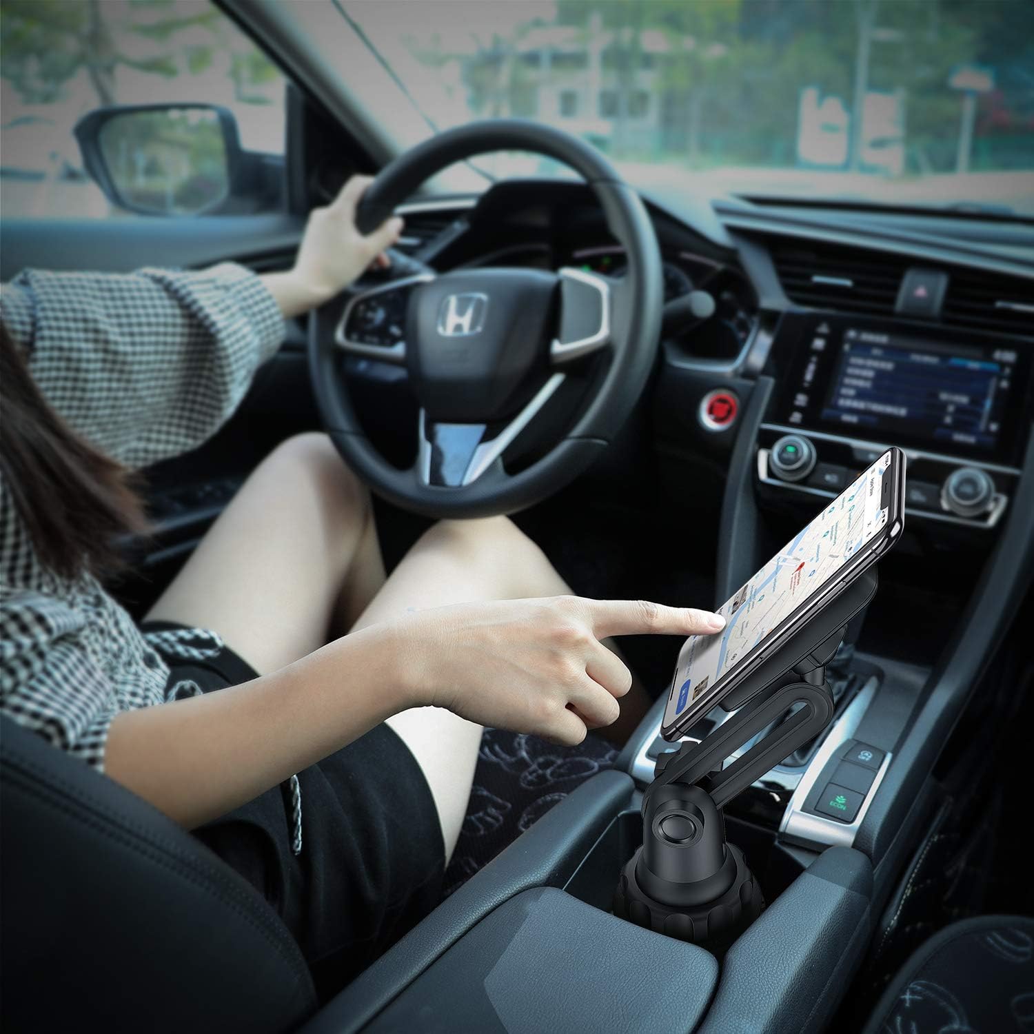 Amazon.com: Magnetic Cup Holder Phone Mount, WixGear Extendable 