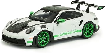 Solido 143 Scale Porsche 911 992 GT3 RS Tribute to Carrera RS Package White W/Green 2023 Diecast Model Car S4314801