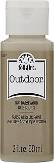 FolkArt Outdoor Acrylic Paint, 2 Oz, Barn Wood