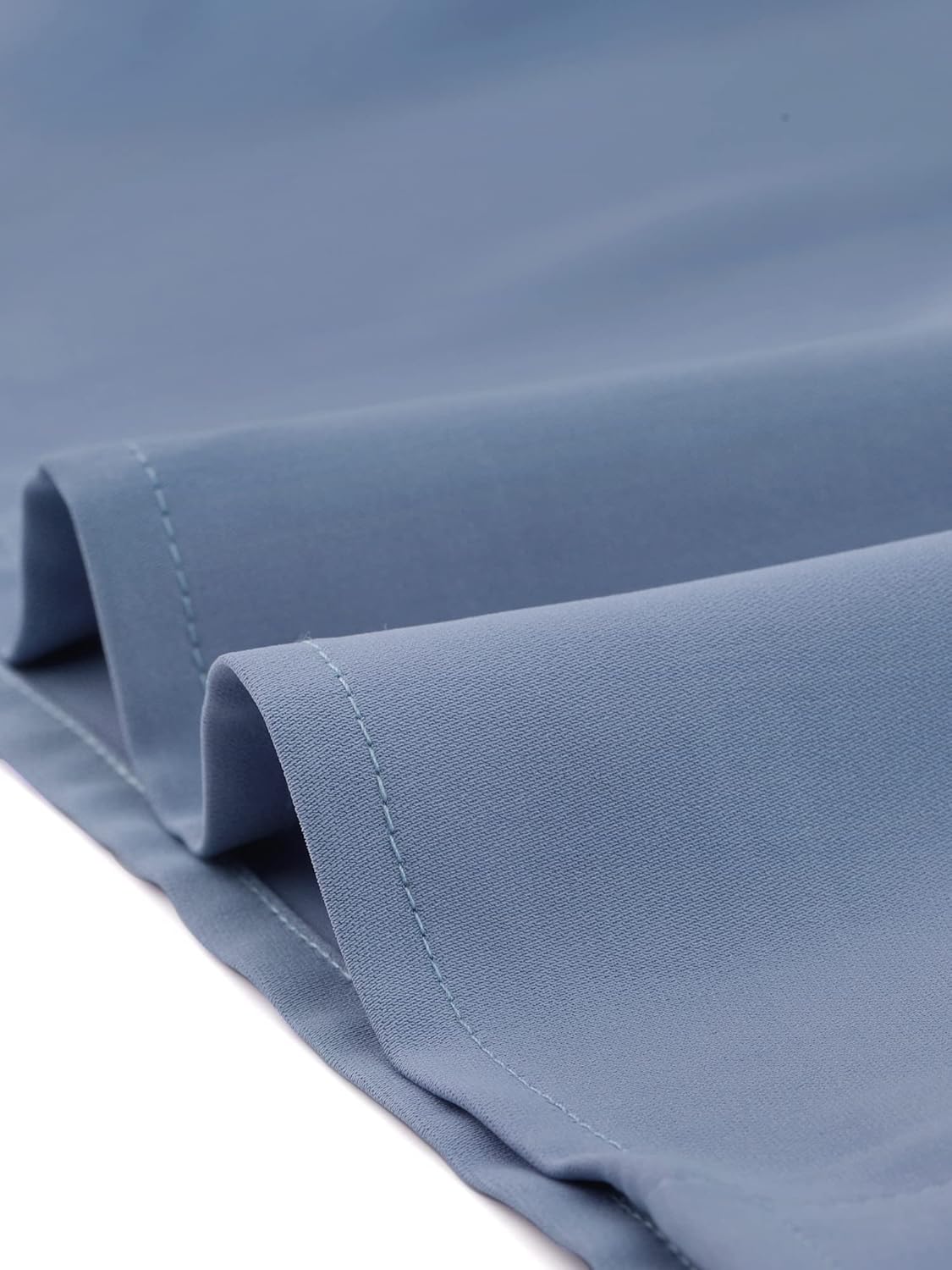 Allegra K Elegant Office Shirts for Women's Stand Collar Button Decor Long Sleeve Vintage Blouse - Image 5