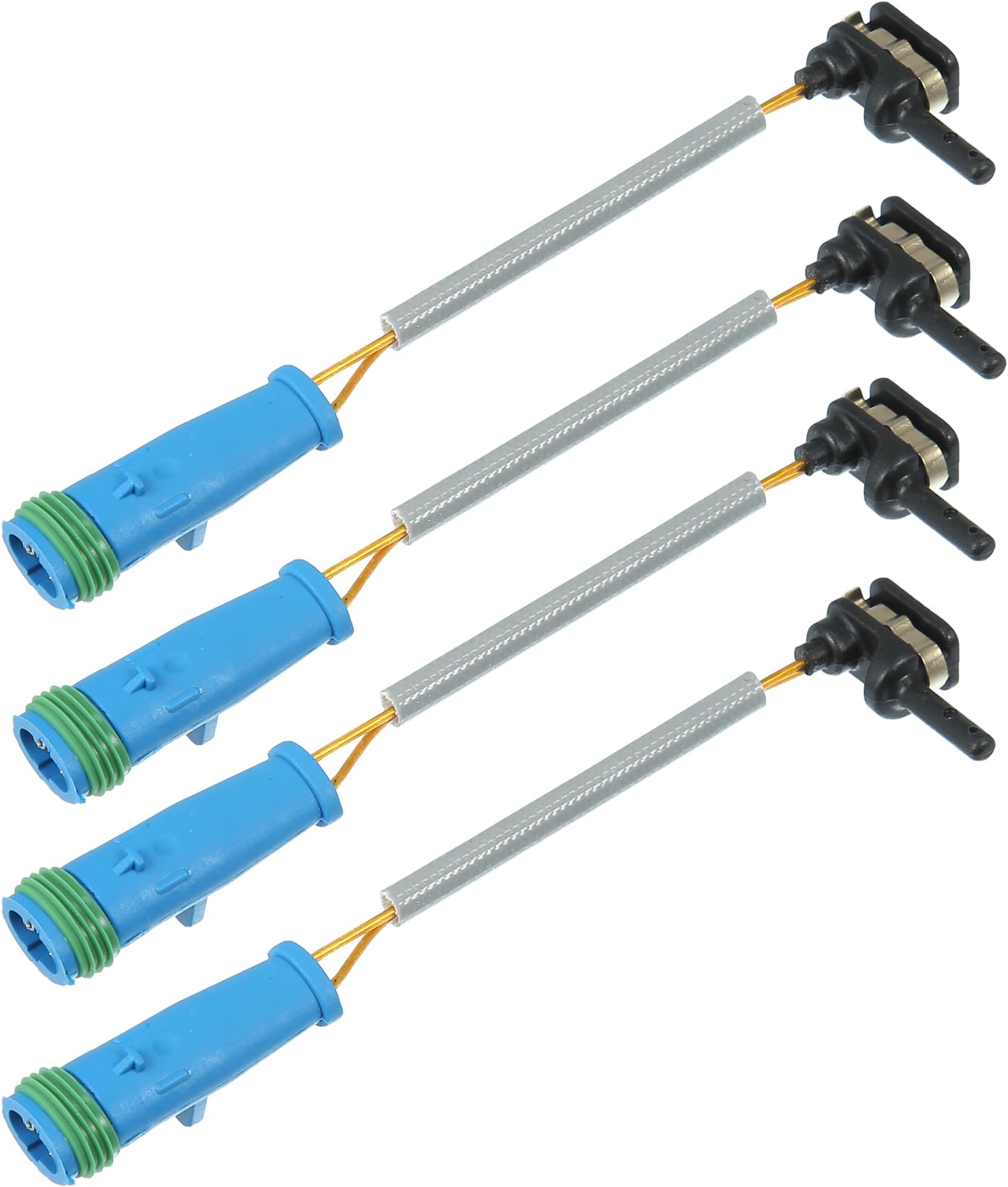 X AUTOHAUX 4pcs Car Front Rear Brake Pad Electronic Wear Sensor Indicator 1645401017