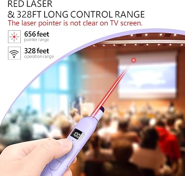 N21 Bluetooth Presentation Clicker with Telescopic Pointer for Powerpoint