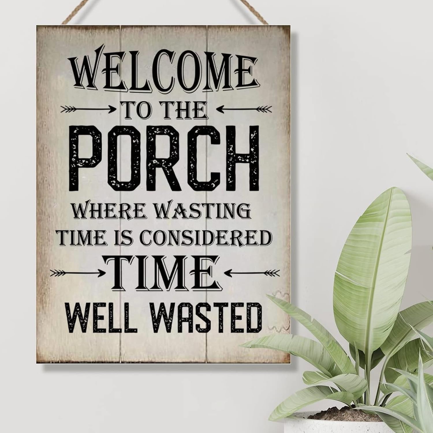Wood Sign with Quotes Wasting Time is Considered Time Well Wasted Wooden Signs Bible Inspirational Quote Wood Sign Wall Decor Vintage Sign Plaque 18x24in Housewarminmg Gift to Friend