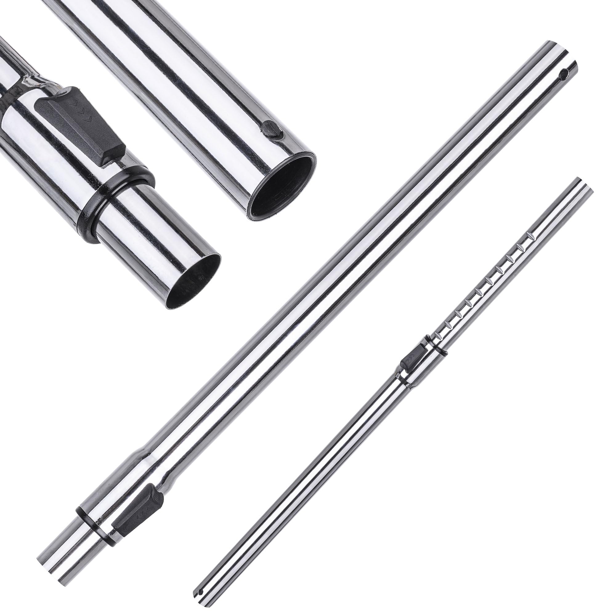Teleskop-Rohr 56-92cm Saugrohr Anschluss 32mm passt für Staubsauger u.a. AEG Bosch Dirt Devil EIO ELECTROLUX Miele Philips ROWENTA Siemens und andere