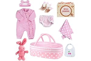 Charming Ensemble for Little Pretenders: 8-Piece Doll Accessory Set
