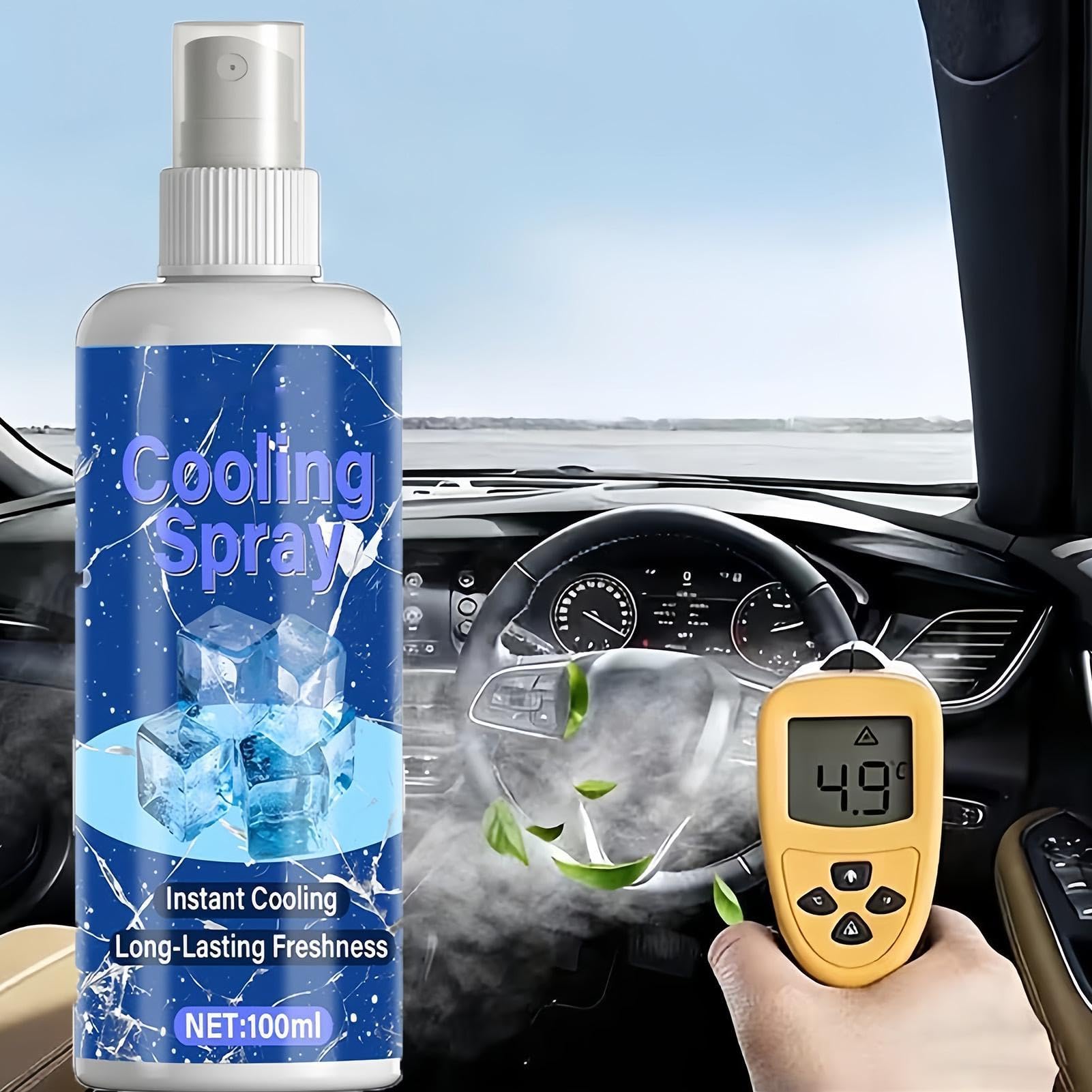 Spray Rinfrescante Per Il Corpo,100ml Freddo Istantaneo Non Untuoso Rinfrescante | Spray Per Caldo | Per Outdoor Spiaggia Piscina Picnic Escursionismo Campeggio Corsa Sport