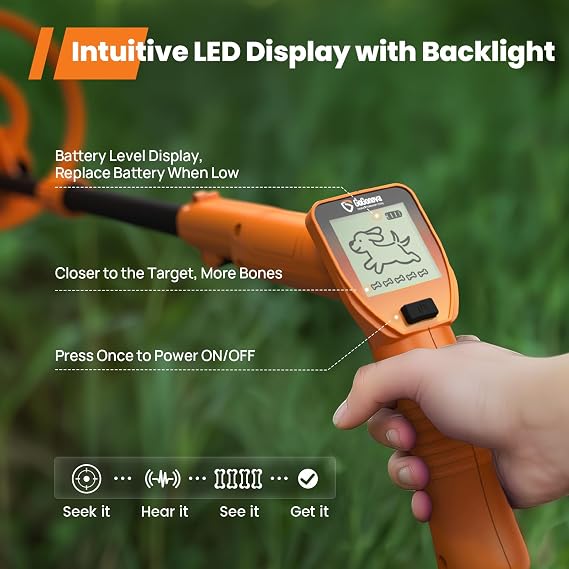 2Pcs Metal Detectors for Adults and Kids, Green+Orange