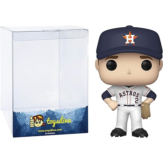 Alex B R E G M A N  [A S T R O S ] : P O P ! Vinyl Figurine Bundle With 1 Compatible 'Toysdiva' Graphic Protector (050-48854 - B)