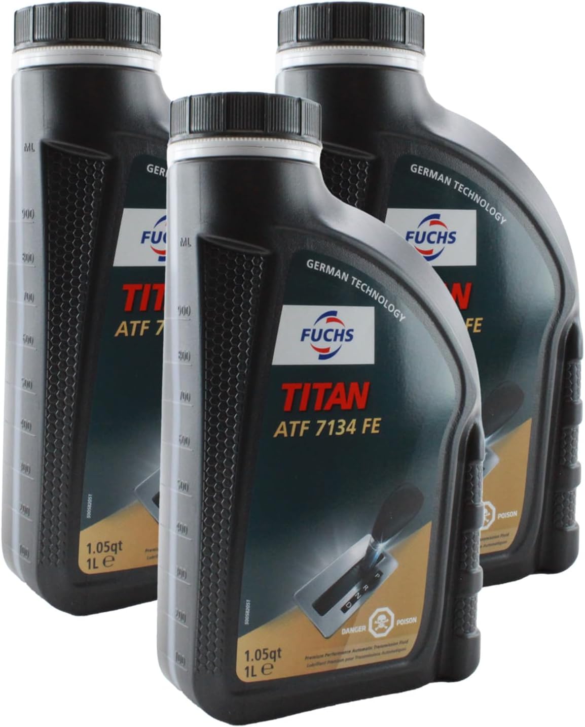 Fuchs 3 Liter TITAN ATF 7134 FE Automatic Transmission Fluid (3 x 1L)