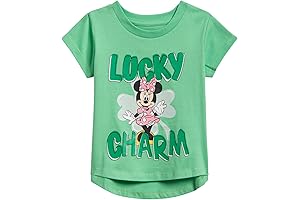 Minnie Mouse Girl St Patricks Day Outfit: T-Shirt Infant to Big Kid