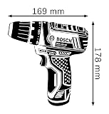 System profesjonalny 12 V firmy Bosch: wiertarko-wkrętarka akumulatorowa GSR 12V-15 (2 akumulatory 2,0 Ah + ładowarka, 39-częściowy zestaw osprzętu, torba) – zestaw Amazon Exclusive