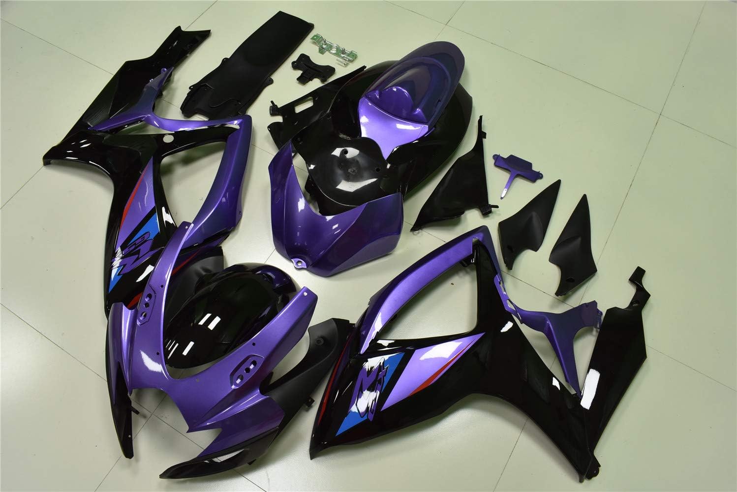 Fairing Purple Fit for Suzuki 2006 2007 GSXR 600/750 Injection ABS Bodywork New Aftermarket Bodyframe Kit Plastic 06 07 GSX-R 600 750 Y111
