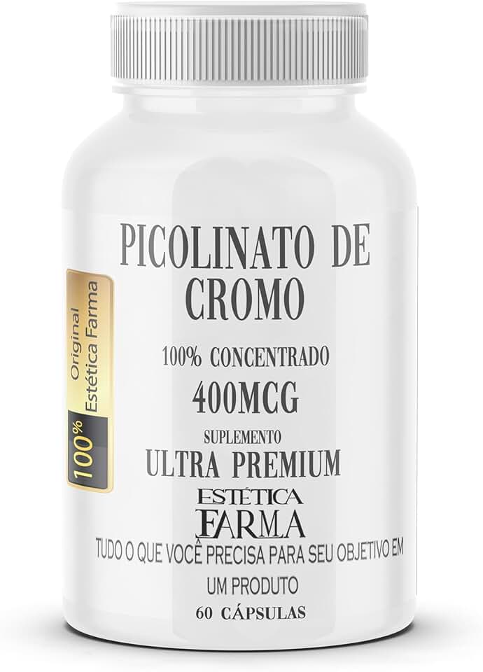 Cromo Picolinato 400mcg 60c original Estetica Farma