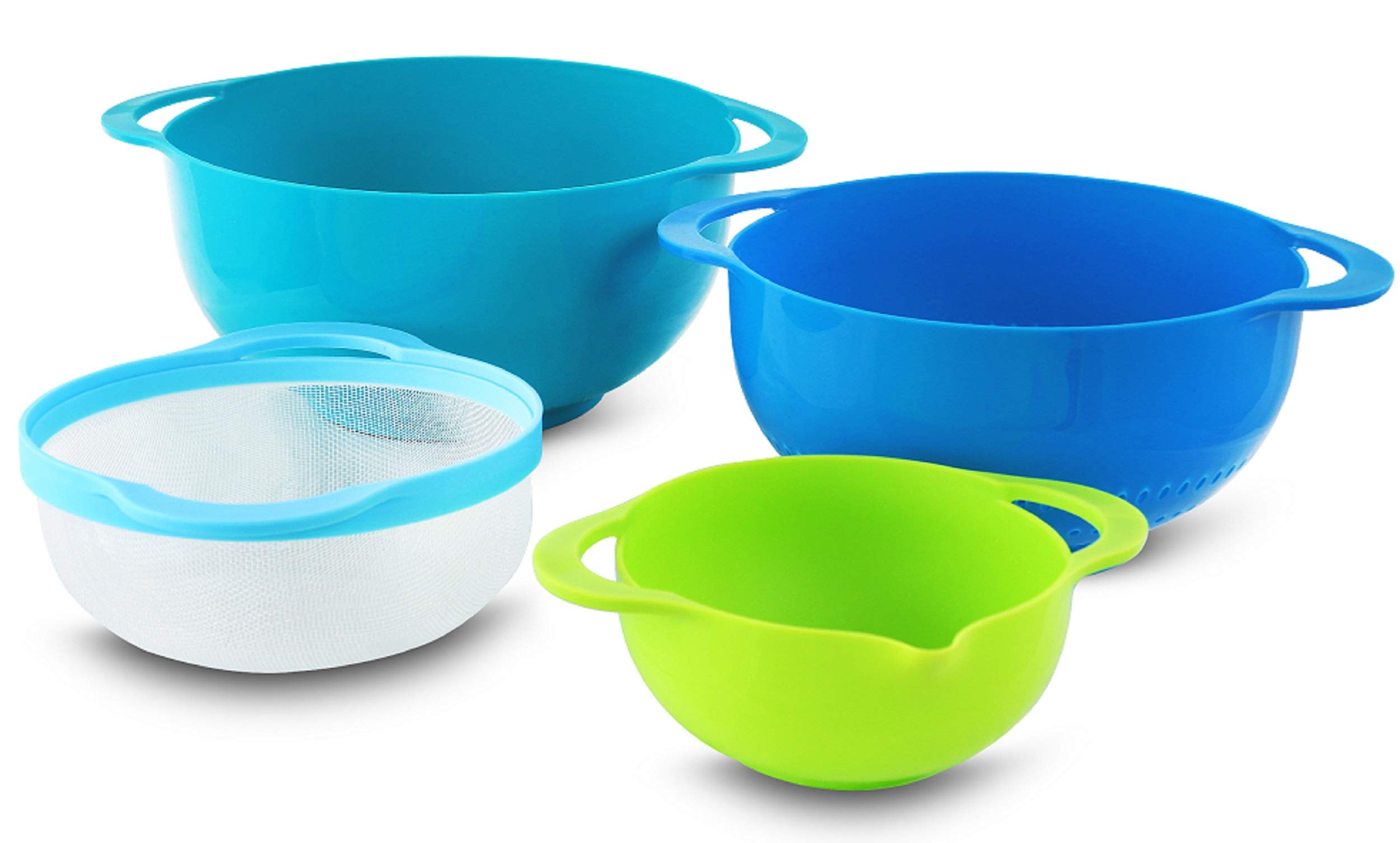 Set De 8 Bols Et Tasses Doseurs Empilables MegaChef - Multicolore, PP (neuf)