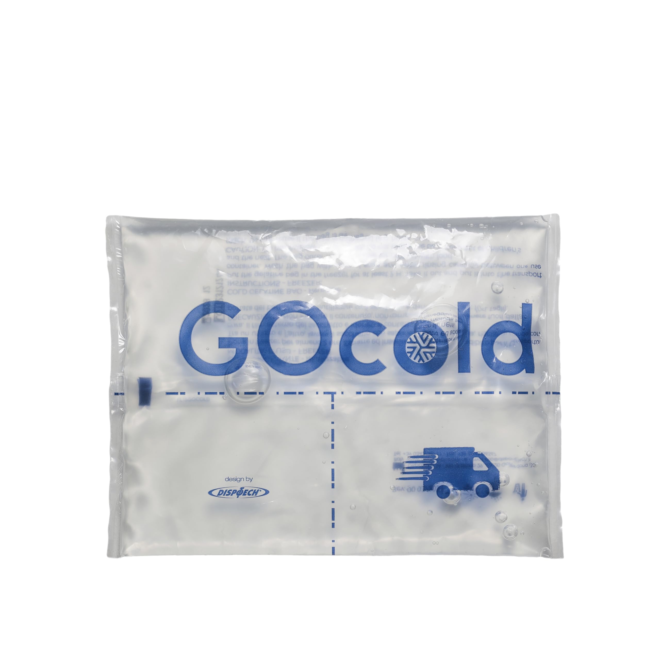 DISPOTECH - Sacchetto Gel Refrigerante Riutilizzabile per Alimenti, 18X14 cm, 280g - 1Box 10 Pz