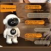 Fabater AI Desktop Companion, Voice Chat Desk Robot Companion, Emotional Interaction, Voice Activated Light & Alarm Clock, Interactive Electronic Pet with LED Facial Expressions